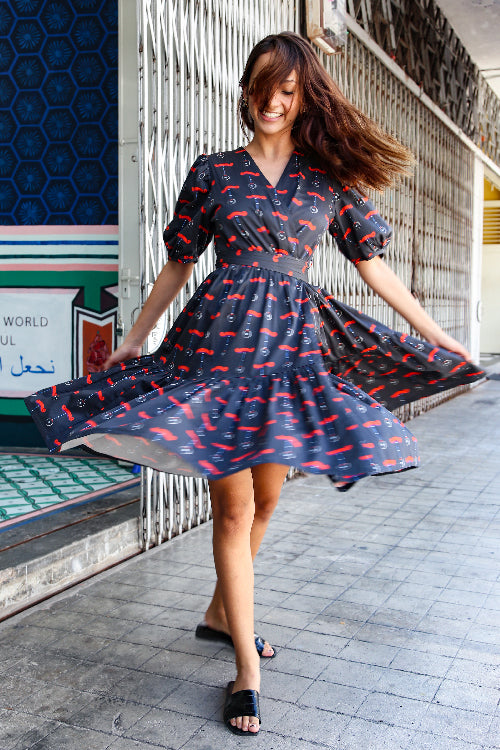 未着用★ Nala Cape shirt dress Nala Jersey Dress | Hobbs US |