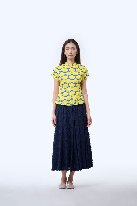 Chinese Top - Cloud 9 Yellow