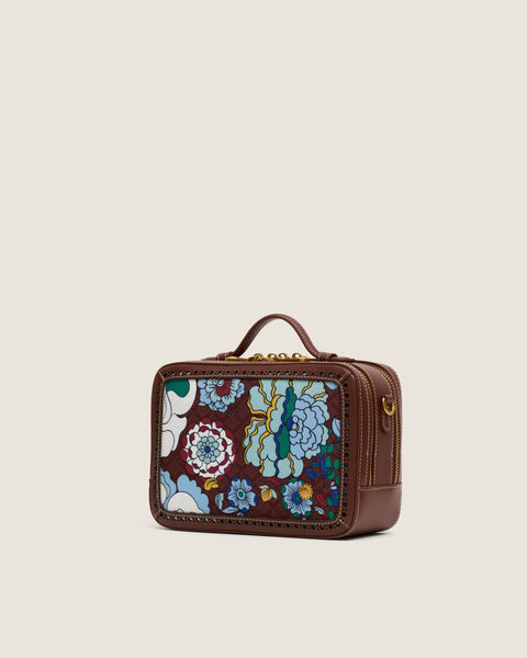 Box Bag (Leather) - Mandi Bunga Chocolate
