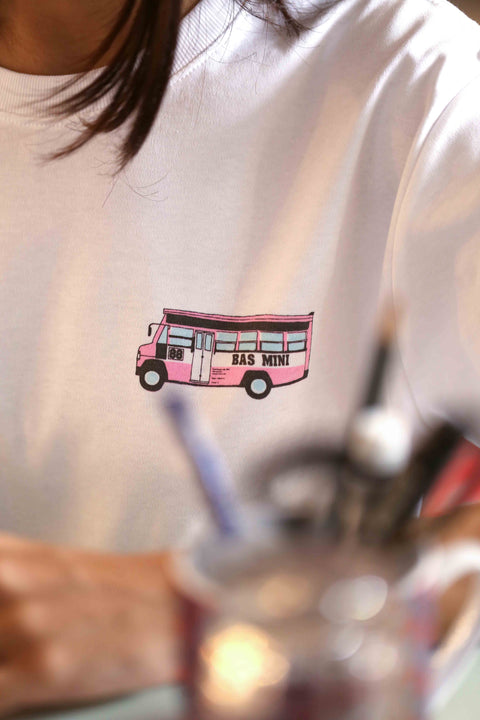 Bus Mini T-Shirt - White