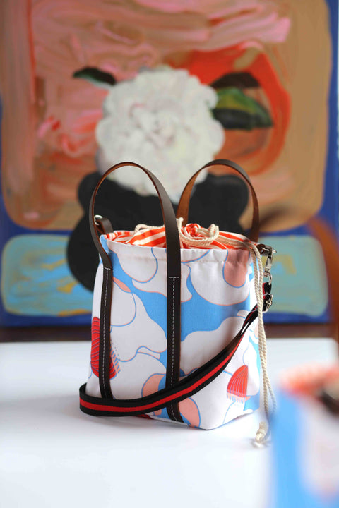 Basket Bag - Heaven Lotus Blue