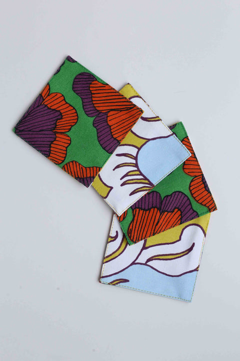 Coaster -Breadfruit & Purple Rain (set of 4)