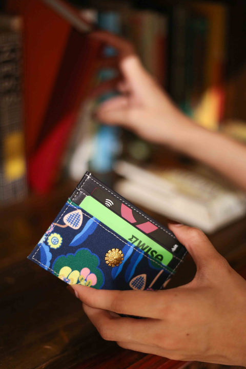 Card Holder - Violets & Radiccio