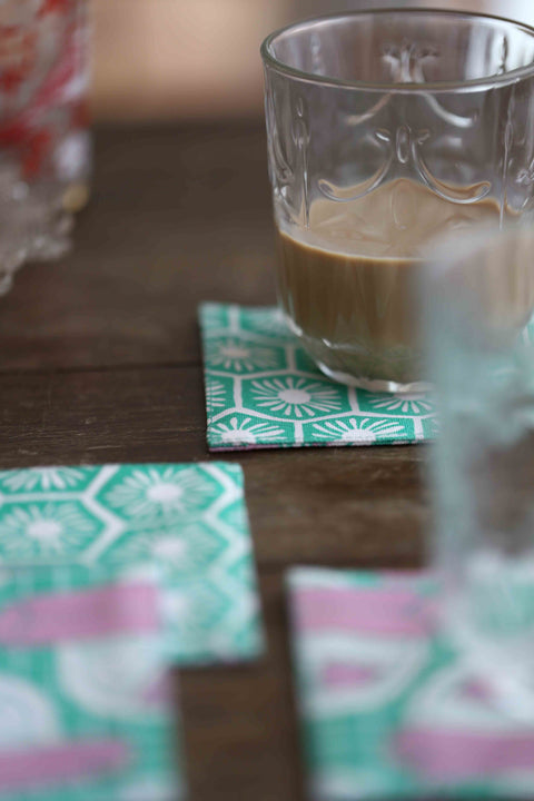 Coaster - Roti Tissue & Willow Wishes (set of 4)
