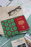 EVERGREEN Passport Holder - Gingko Emerald