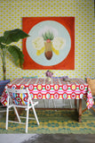 Kasturi Rectangular Table Cloth - My Kuih or The Highway Tutti Frutti