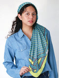 Love Knot Lime Green Scarf