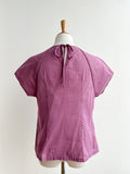 LIGHT AND EASY TOP - Burgundy Cotton Voile