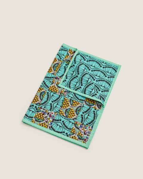 Brave Placemat - Hoya Turquoise