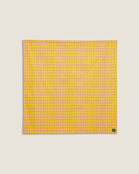 Kasturi Square Table Cloth - Switch Yellow