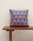 Kasturi Cushion Cover - Palm Blue