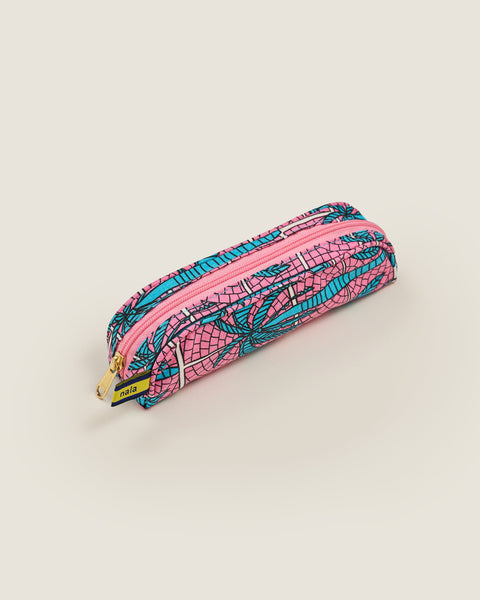 Kasturi Pencil Case - Palm Blue