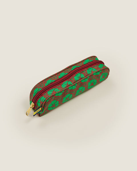 Evergreen Pencil Case - Gingko Emerald