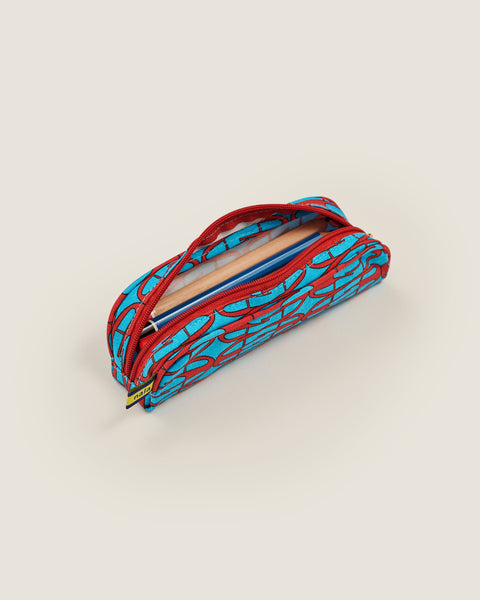 Kasturi Pencil Case - Blue Chair