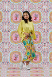 Sarong (Skirt Only)- Bunga Doily Yellow