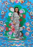 Sarong (Skirt only) - Bunga Raya Tiles Green