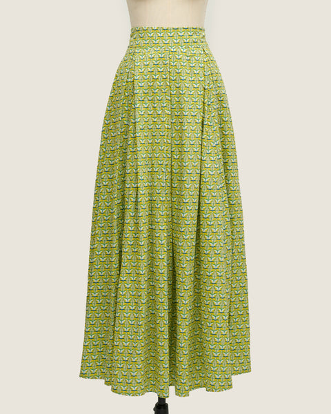 It's Windy Cindy Skirt - Diamond & Flower Yellow