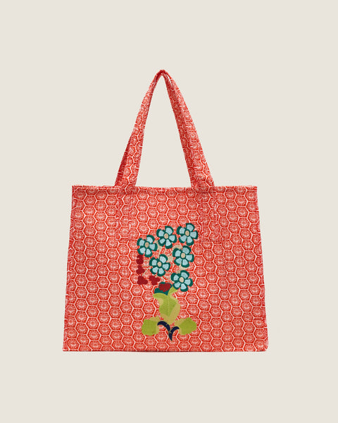 Pillow Bag - Willow Wishes Dandelion Red