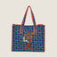 Pillow Bag - Bunga Raya Tiles Blue