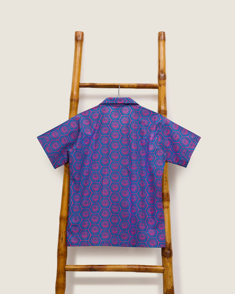 Men's Shirt - Willow Wishes Dandelion Blue