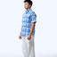 Men's Shirt S/S  - Crystal Blossom Blue