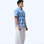 Men's Shirt S/S  - Crystal Blossom Blue