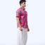 Men's Shirt S/S  - Ribbons Magenta