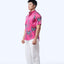 Men's Shirt S/S  - Ribbons Magenta