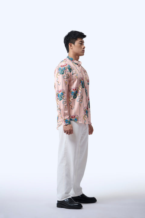 Men's Shirt L/S  - Ribbons Ballet