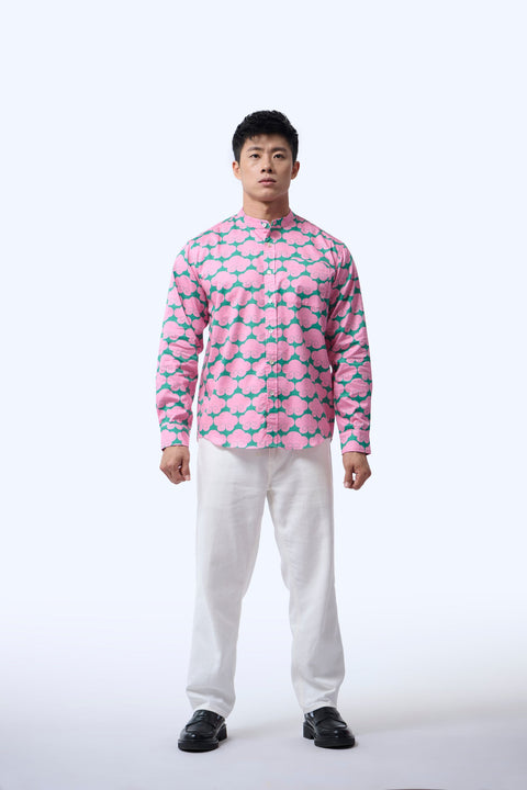 Men's Shirt L/S  - Cloud 9 Pink