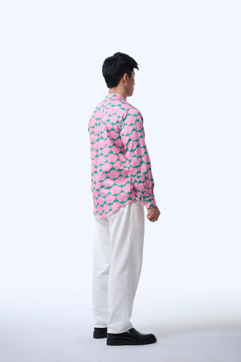 Men's Shirt L/S  - Cloud 9 Pink