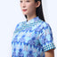 Long Cheongsam  - Crystal Blossom Blue