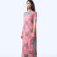 Long Cheongsam  - Ribbons Persimmon