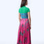 Mix Cheongsam  - Ribbons Magenta