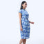 Tulip Cheongsam  - Crystal Blossom Blue