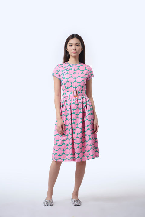 Flair Cheongsam  - Cloud 9 Pink