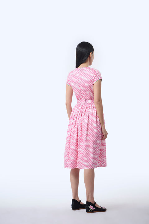 Flair Cheongsam  - Love Lace II Pink