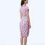 Boatneck Cheongsam  - Cloud 9 Pink