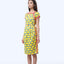 Boatneck Cheongsam  - Cloud 9 Yellow