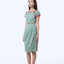 Boatneck Cheongsam  - Love Lace II Green