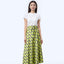 Reversible Satin Polyester Wrap Skirt  - Cloud 9 Yellow