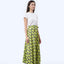 Reversible Satin Polyester Wrap Skirt  - Cloud 9 Yellow