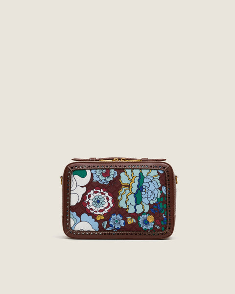 Box Bag (Leather) - Mandi Bunga Chocolate