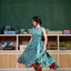 Frilly Frills Frock - Paper Patels Celadon