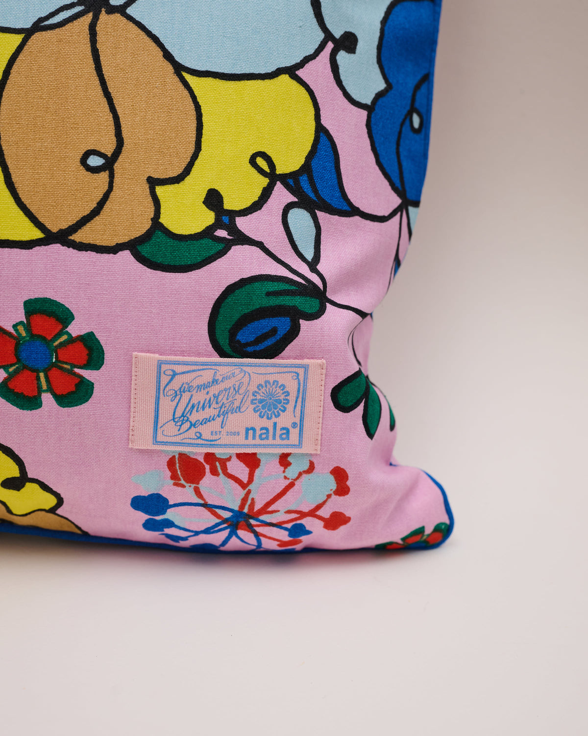 Rectangular Cushion - Bunga Raya Pink