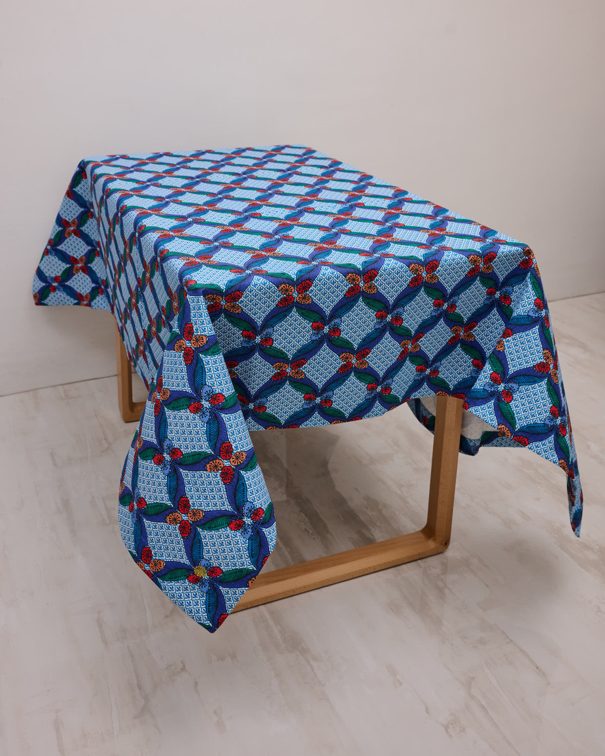 Square Table Cloth - Seal The Deal Blue