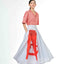 50's Skirt - Sila Duduk Blue