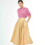 50's Skirt - Tapau Tile Lemons