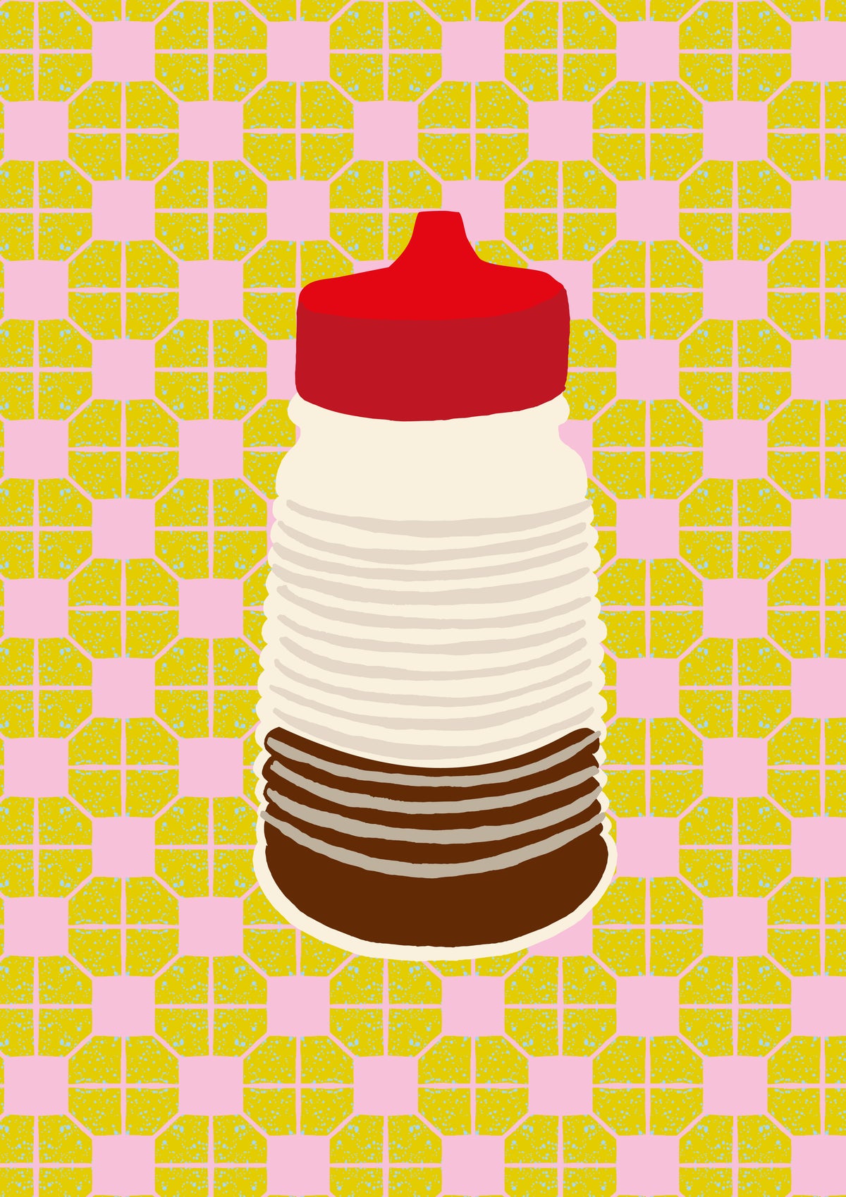 Banal Deluxe - Soya Red - Art Print A3