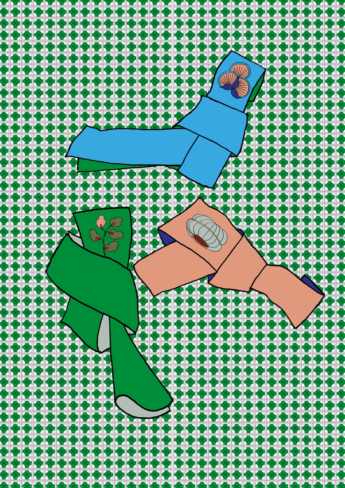 Sweet Sixteen - Wishing Ribbons - Art Poster A3